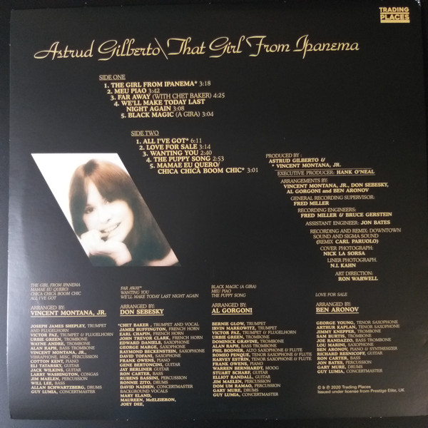 Astrud Gilberto - That Girl From Ipanema | Trading Places (TDP54034) - 3