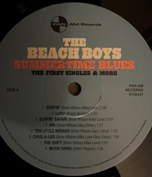 The Beach Boys - Summertimes Blues (The First Singles & More) | Pan-Am Records (9152337) - 4