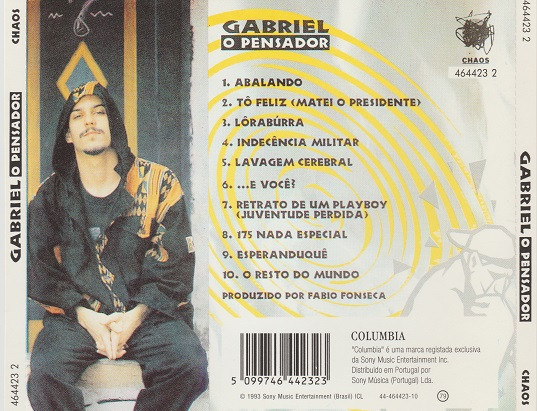 Gabriel O Pensador - Gabriel O Pensador | Chaos (464423 2) - 2