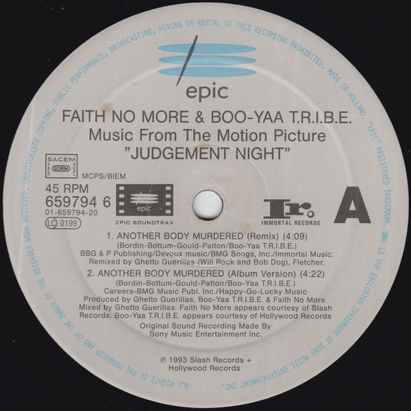 Faith No More & Boo-Yaa T.R.I.B.E. - Another Body Murdered | Epic Soundtrax (659794 6) - 3 Faith No More & Boo-Yaa T.R.I.B.E. - Another Body Murdered | Epic Soundtrax (659794 6) - 3