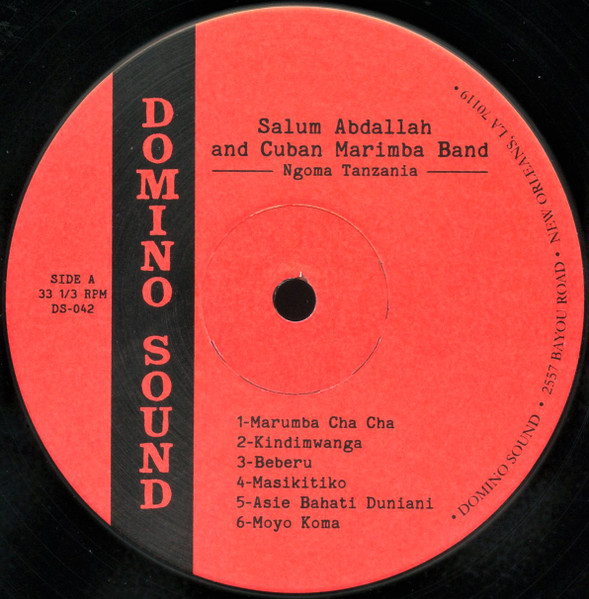 Salim Abdullah And Cuban Marimba Band - Ngoma Tanzania | Domino Sound (Domino Sound 042) - 3 Salim Abdullah And Cuban Marimba Band - Ngoma Tanzania | Domino Sound (Domino Sound 042) - 3