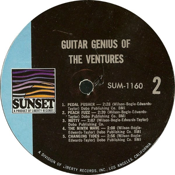 The Ventures - Guitar Genius Of The Ventures | Sunset Records (SUM-1160) - 2 The Ventures - Guitar Genius Of The Ventures | Sunset Records (SUM-1160) - 2