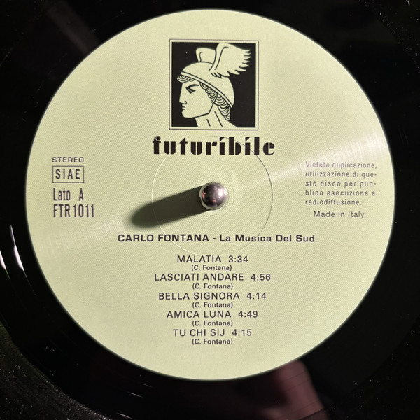 Carlo Fontana - La Musica Del Sud | Futuribile (FTR 1011) - 2 Carlo Fontana - La Musica Del Sud | Futuribile (FTR 1011) - 2