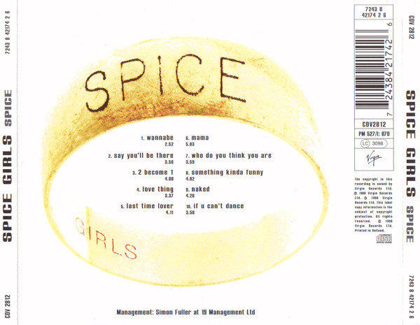 Spice Girls - Spice | Virgin (CDV 2812) - 2