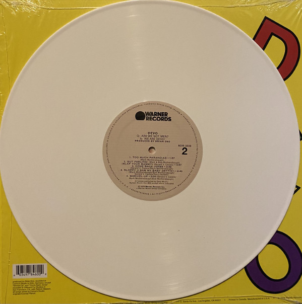 Devo - Q: Are We Not Men? A: We Are Devo! | Warner Records (RCV5 3239) - 4