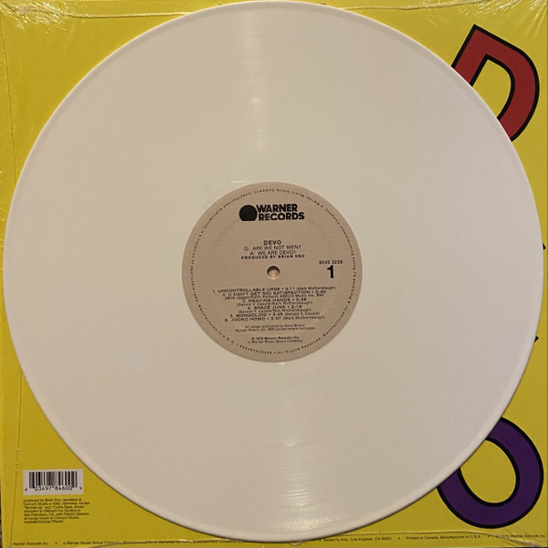 Devo - Q: Are We Not Men? A: We Are Devo! | Warner Records (RCV5 3239) - 3