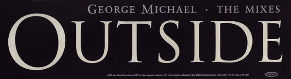 George Michael - Outside (The Mixes) | Epic (XPR 3284) - 3