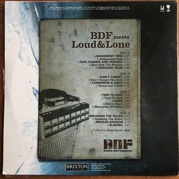 Basque Dub Foundation Meets Loud & Lone - BDF Meets Loud&Lone | Brixton Records (BR-005-LP) - 2 Basque Dub Foundation Meets Loud & Lone - BDF Meets Loud&Lone | Brixton Records (BR-005-LP) - 2