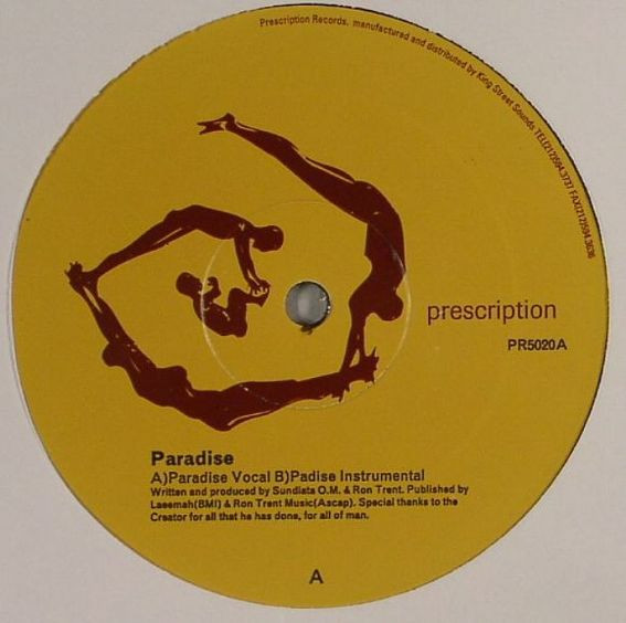 Sundiata O.M. & Ron Trent - Paradise | Prescription (PR5020) - 2