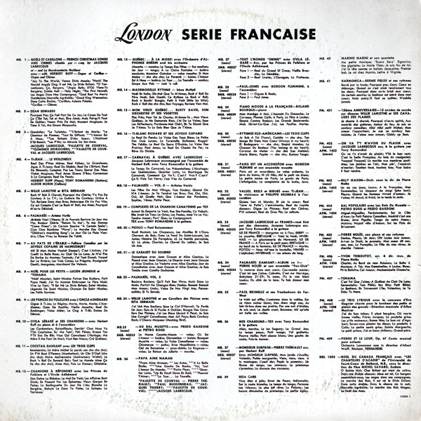 Paul Brunelle Et Ses Troubadours Du Far-West - Paul Brunelle Et Ses Troubadours Du Far-West | Disques London (MB.35) - 2 Paul Brunelle Et Ses Troubadours Du Far-West - Paul Brunelle Et Ses Troubadours Du Far-West | Disques London (MB.35) - 2