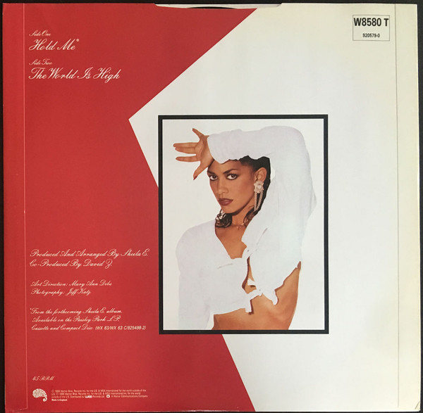 Sheila E. - Hold Me | Paisley Park (920 579-0) - 2