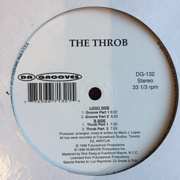 The Throb - Groove / Throb | Da Grooves (DG-132) - main