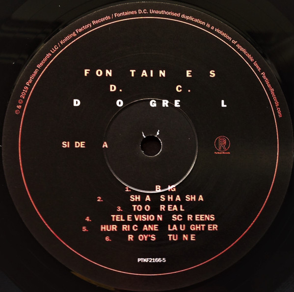 Fontaines D.C. - Dogrel | Partisan Records (PTKF2166-1) - 3