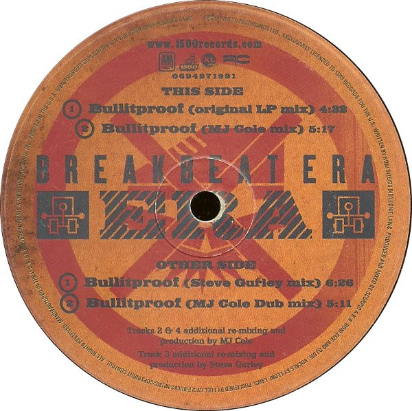Breakbeat Era - Bullitproof (Remixes) | 1500 Records (6 06949 71991 3)