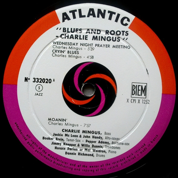 Charles Mingus - Blues & Roots | Atlantic (332.020 S) - 3 Charles Mingus - Blues & Roots | Atlantic (332.020 S) - 3