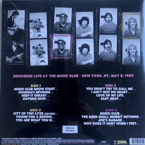 Zappa '80 Mudd Club