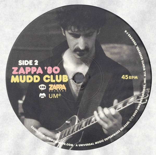Zappa '80 Mudd Club