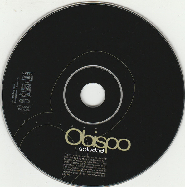 Pascal Obispo - Soledad | Epic (EPC 496230 2) - 3