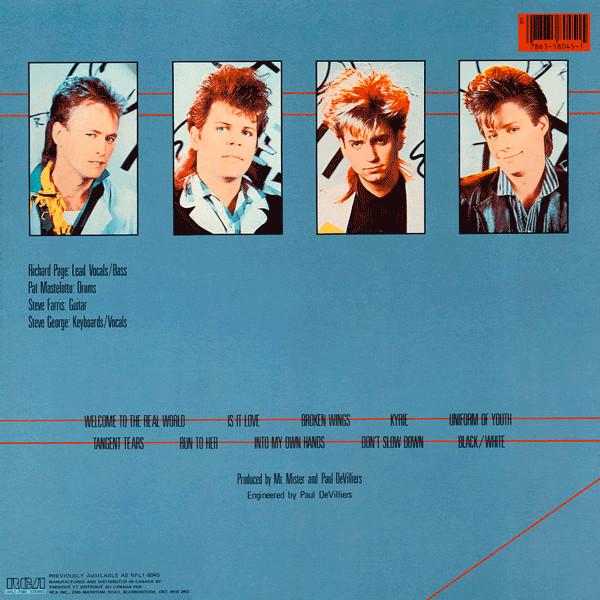 Mr. Mister - Welcome To The Real World | RCA Victor (AFL 1-7180) - 2 Mr. Mister - Welcome To The Real World | RCA Victor (AFL 1-7180) - 2