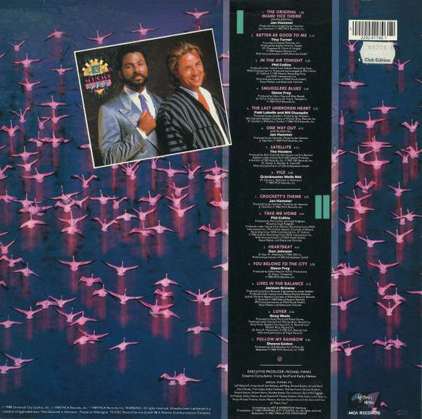 Various - The Best Of Miami Vice | MCA Records (241 746-1) - 2 Various - The Best Of Miami Vice | MCA Records (241 746-1) - 2