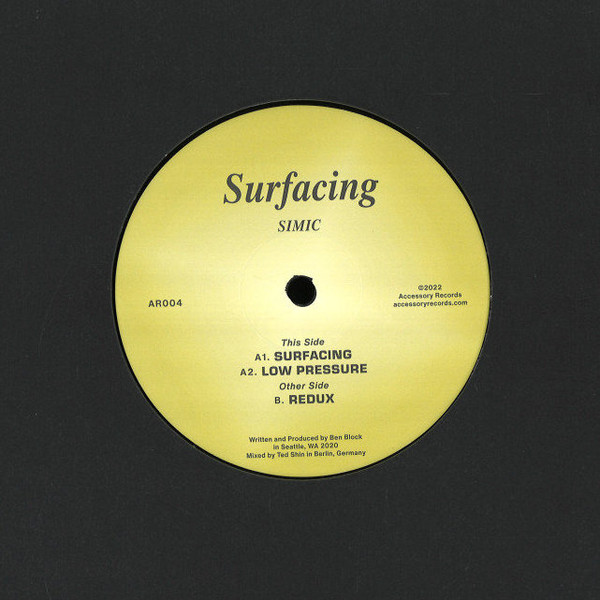 Simic - Surfacing | Accessory Records (AR004)