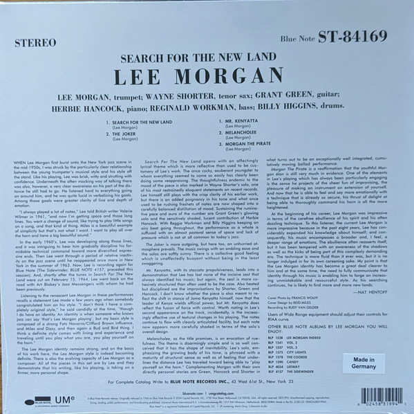 Lee Morgan - Search For The New Land | Blue Note (5831994)