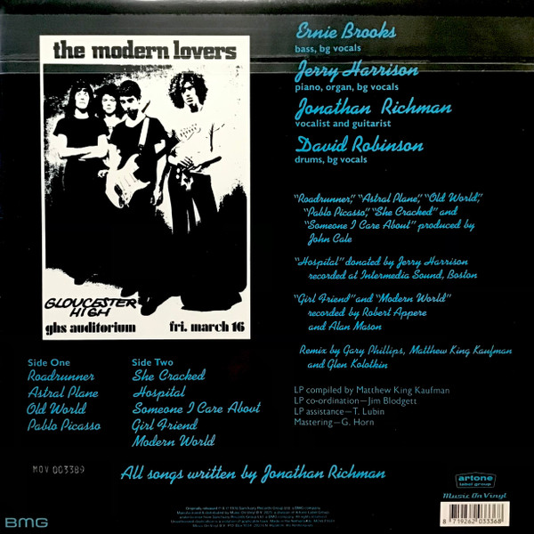 The Modern Lovers - The Modern Lovers LP | BMG (MOVLP1681) - 2