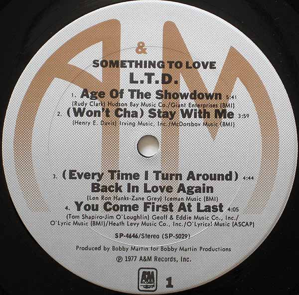 L.T.D. - Something To Love | A&M Records (SP-4646) - 3 L.T.D. - Something To Love | A&M Records (SP-4646) - 3