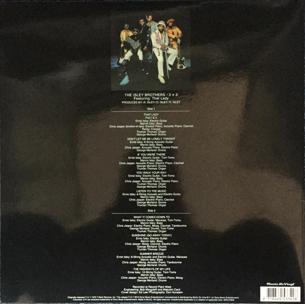 The Isley Brothers - 3 + 3 | Music On Vinyl (MOVLP849) - 4