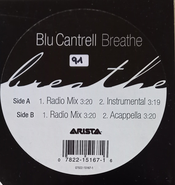 Blu Cantrell - Breathe | Arista (07822-15167-1) - 3