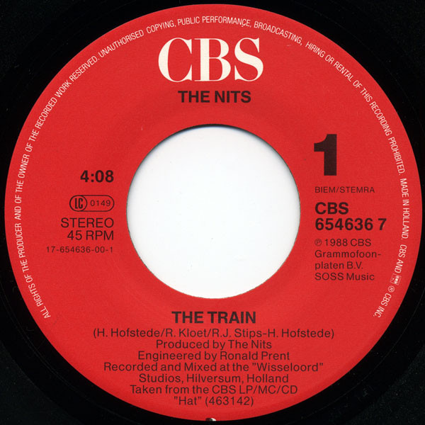 The Nits - The Train | CBS (CBS 654636 7) - 3