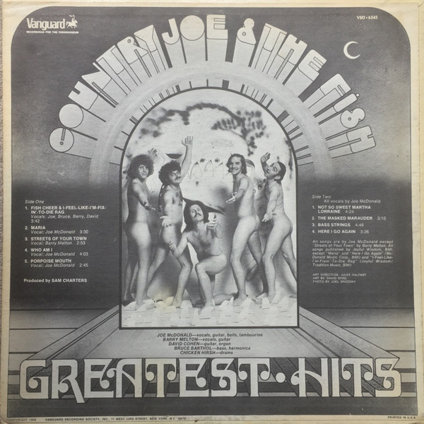 Country Joe And The Fish - Greatest Hits | Vanguard (VSD-6545) - 2 Country Joe And The Fish - Greatest Hits | Vanguard (VSD-6545) - 2
