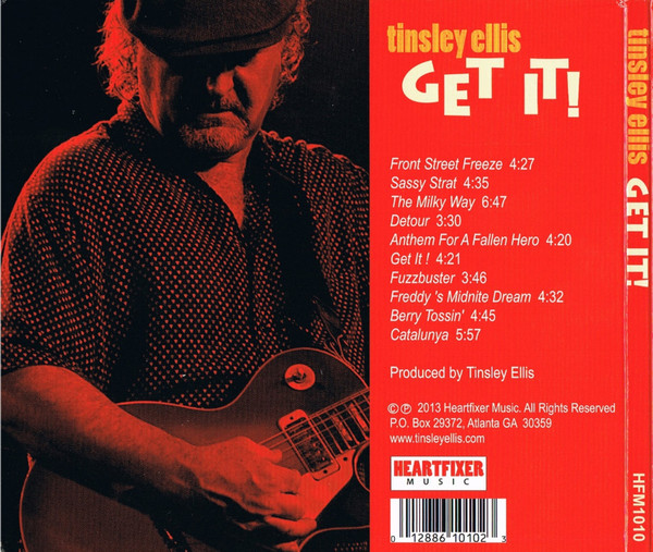 Tinsley Ellis - Get It! (All Instrumental!) | Heartfixer Music (HFM1010) - 2 Tinsley Ellis - Get It! (All Instrumental!) | Heartfixer Music (HFM1010) - 2