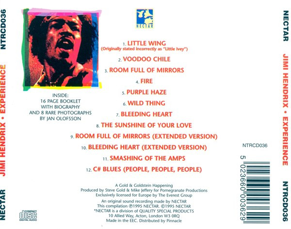 Jimi Hendrix - Experience | Nectar (NTRCD036) - 2 Jimi Hendrix - Experience | Nectar (NTRCD036) - 2