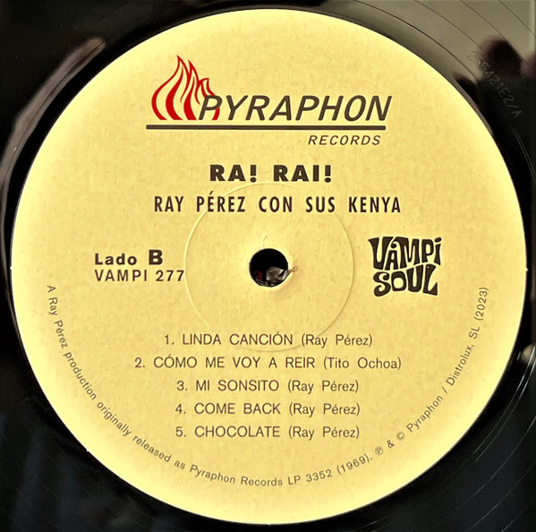 Ray Pérez y sus Los Kenya - Ra! Rai! | Vampi Soul (VAMPI 277) - 4 Ray Pérez y sus Los Kenya - Ra! Rai! | Vampi Soul (VAMPI 277) - 4
