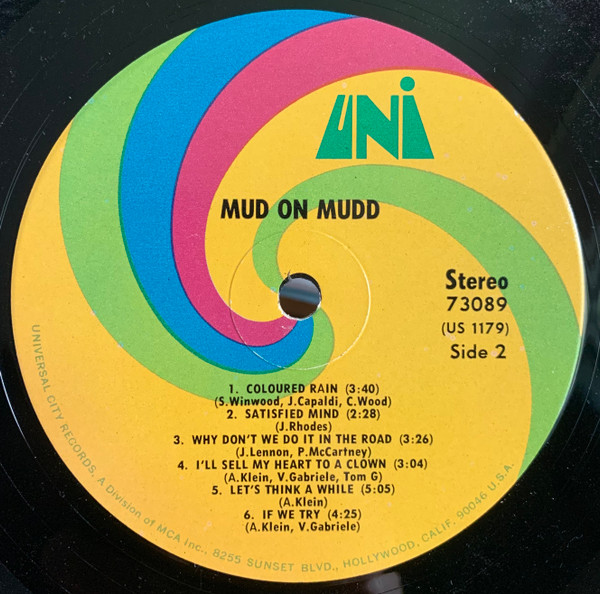 Mudd - Mud On Mudd | UNI Records (73089) - 2 Mudd - Mud On Mudd | UNI Records (73089) - 2