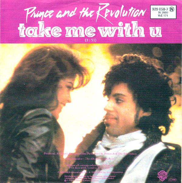 Prince And The Revolution - Let's Go Crazy / Take Me With U | Warner Bros. Records (929 058-7) - 2