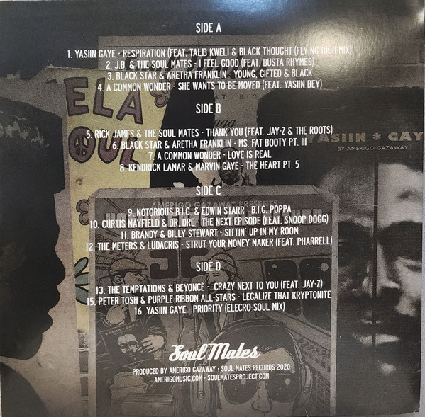 Amerigo Gazaway - Soul Mates : B-Sides, Remixes, Rarities: Vol. 3 & 4 | Soul Mates Records (SOULMATES) - 2 Amerigo Gazaway - Soul Mates : B-Sides, Remixes, Rarities: Vol. 3 & 4 | Soul Mates Records (SOULMATES) - 2