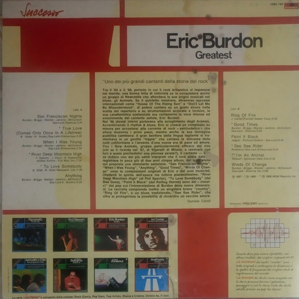 Eric Burdon - Greatest | Polydor (2486 160) - 2