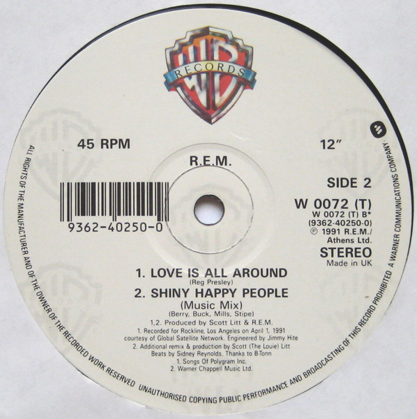 R.E.M. - Radio Song | Warner Bros. Records (W0072T) - 4 R.E.M. - Radio Song | Warner Bros. Records (W0072T) - 4