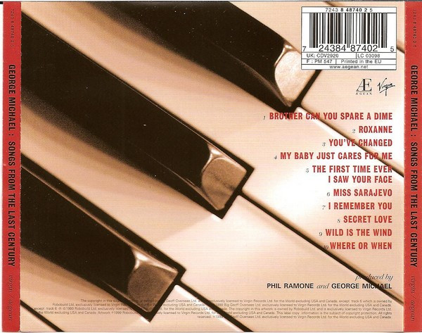 George Michael - Songs From The Last Century | Virgin (7243 8 48740 2 5) - 2