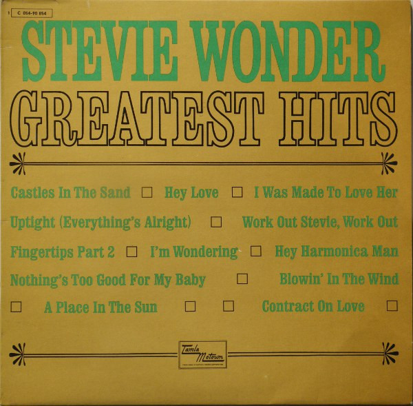 Stevie Wonder - Greatest Hits | Tamla Motown (1C 054-90854) - main