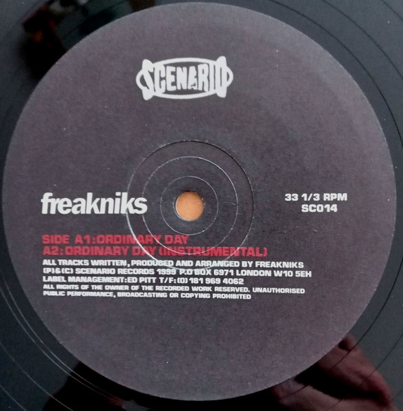 Freakniks - Ordinary Day | Scenario Records (SC014) - 2