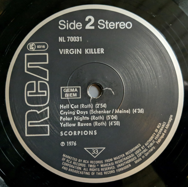 Scorpions - Virgin Killer | RCA (NL 70031) - 4