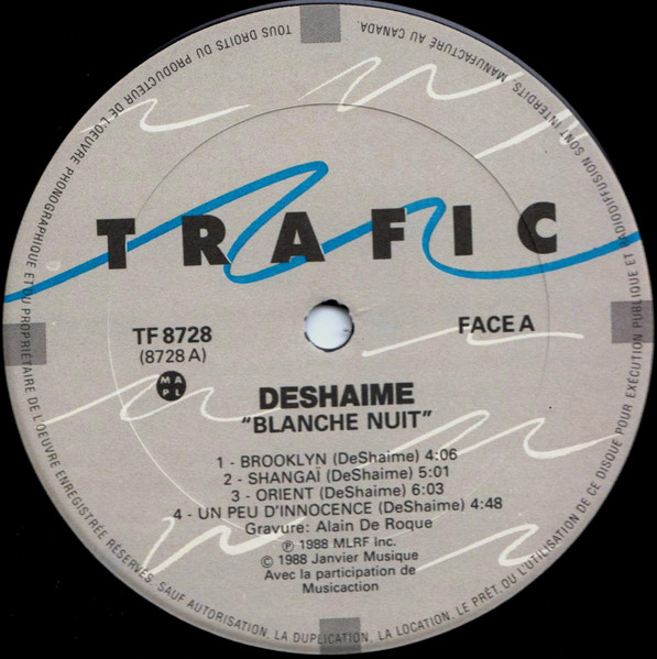 Daniel DeShaime - Blanche Nuit | Trafic (TF 8728) - 3