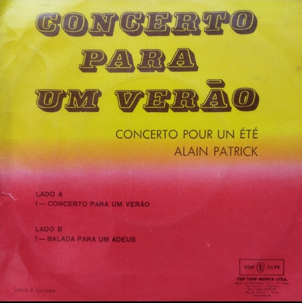 Alain Patrick - Concerto Para Um Verão | One Way (ON-10) - 2