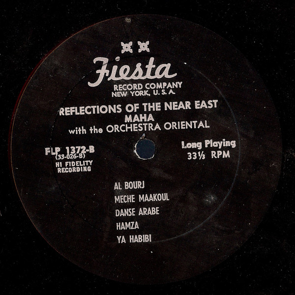 مها عبد الوهاب With The Orchestra Oriental - Reflections Of The Near East | Fiesta (FLP 1372) - 4