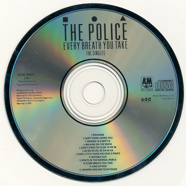 The Police - Every Breath You Take (The Singles) [CD] | A&M Records (CCD-3902) - 3