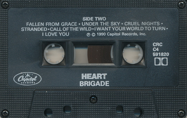 Heart - Brigade [Cassette] | Capitol Records (C4 591820) - 4