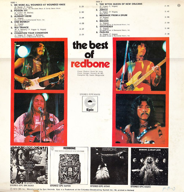 Redbone - The Best Of Redbone | Epic (EPC 65678) - main